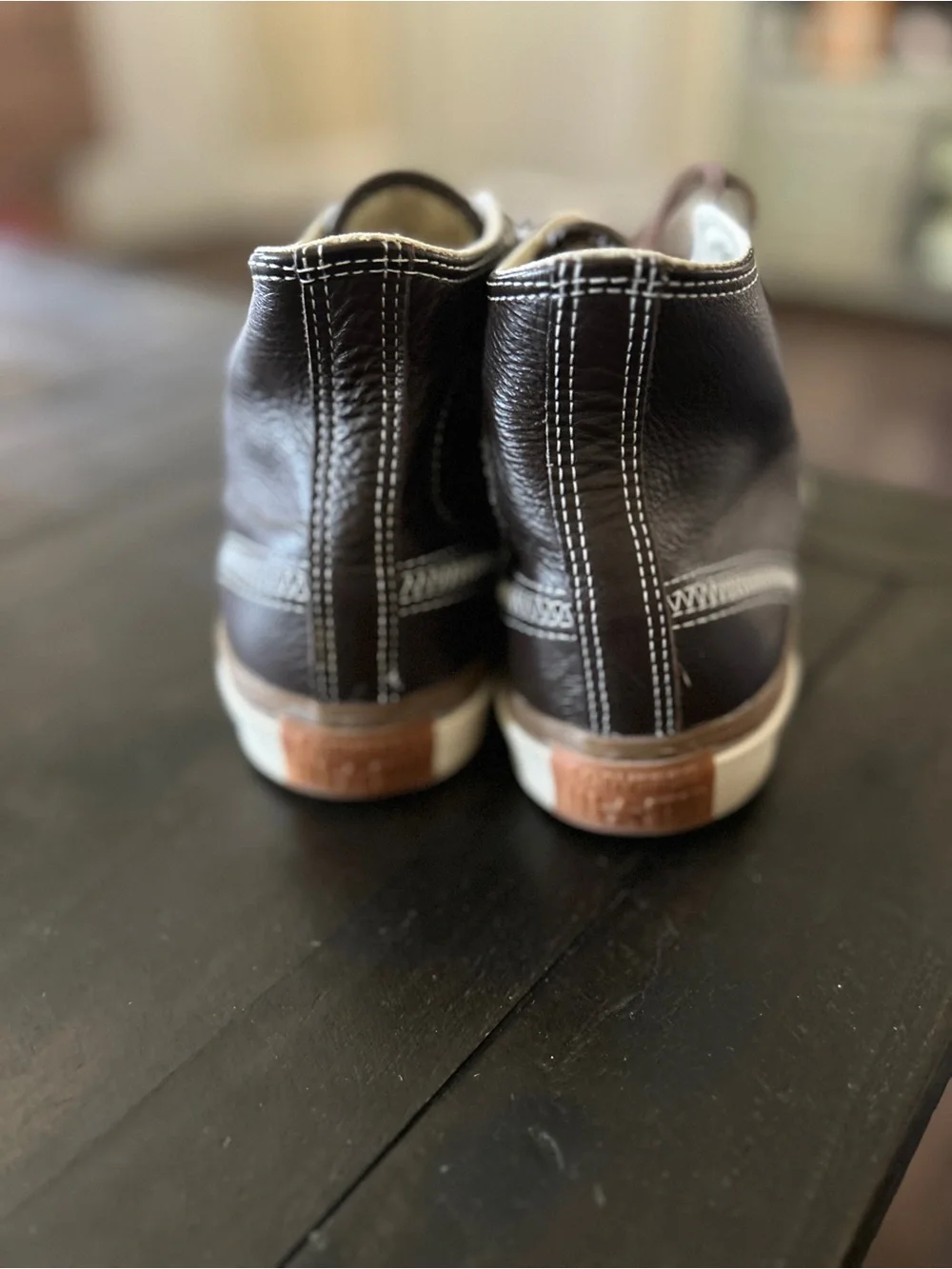 Converse Men's Dark Brown High-Top Sneakers - Picture 3 of 6